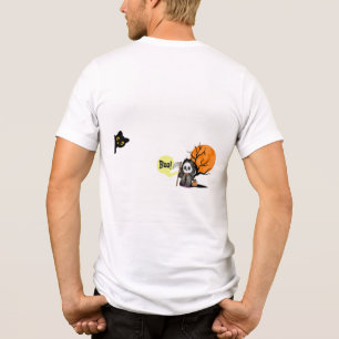 Spooker Halloween-T - Shirt - Niedliche Mummy, gri
