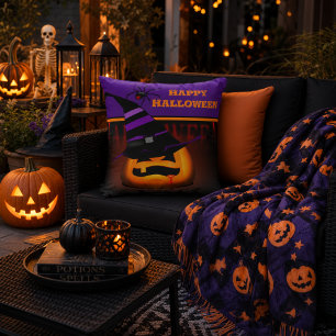 Spooker Jack O' Lantern Halloween Kissen
