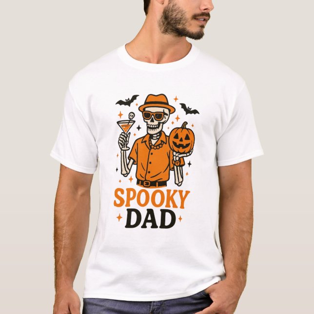 Spooker Vater T - Shirt - Funny Halloween (Vorderseite)