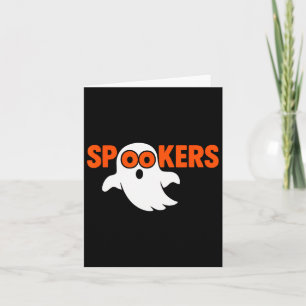 Spookers Funny Ghost Occult Horror Halloween Karte
