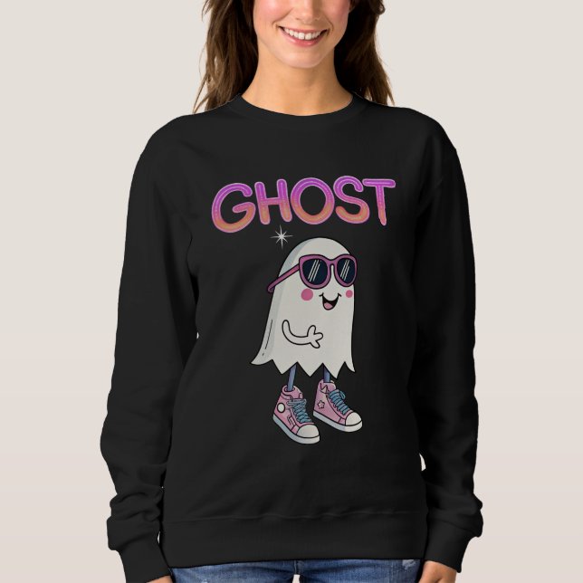 Spookes, aber Cooles Ghost-T-Shirt Sweatshirt (Vorderseite)