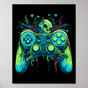 Spookes Cool Gaming-Controller-Videospiel 1 Poster