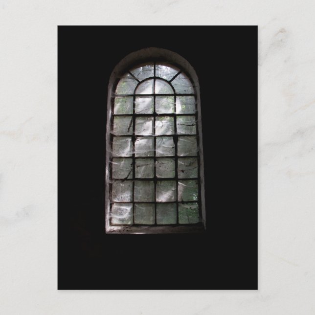 Spookes Fenster Postkarte (Vorderseite)