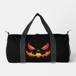 Spookes Halloween-Dämonengesicht brennt Duffle Bag