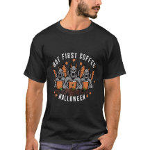 Spookes Halloween-Kaffeedesign für Jeder Anlass
