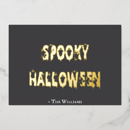 Spookes Halloween mit Niedlichen Geistern Folieneinladung