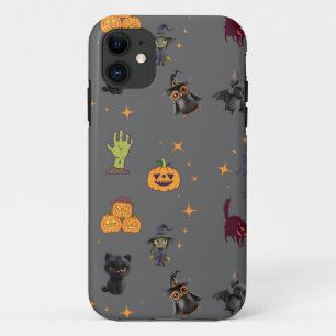 Spookes Halloween-Muster mit schwarzen Katzen, Kür Case-Mate iPhone Hülle