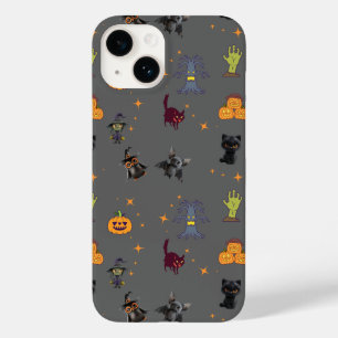 Spookes Halloween-Muster mit schwarzen Katzen, Kür Case-Mate iPhone 14 Hülle