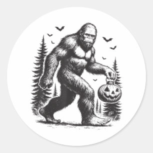 Spookes Halloween Pump Shirt Männer Frauen _ Runder Aufkleber
