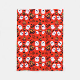 Spookes Nachtfallmuster Fleecedecke