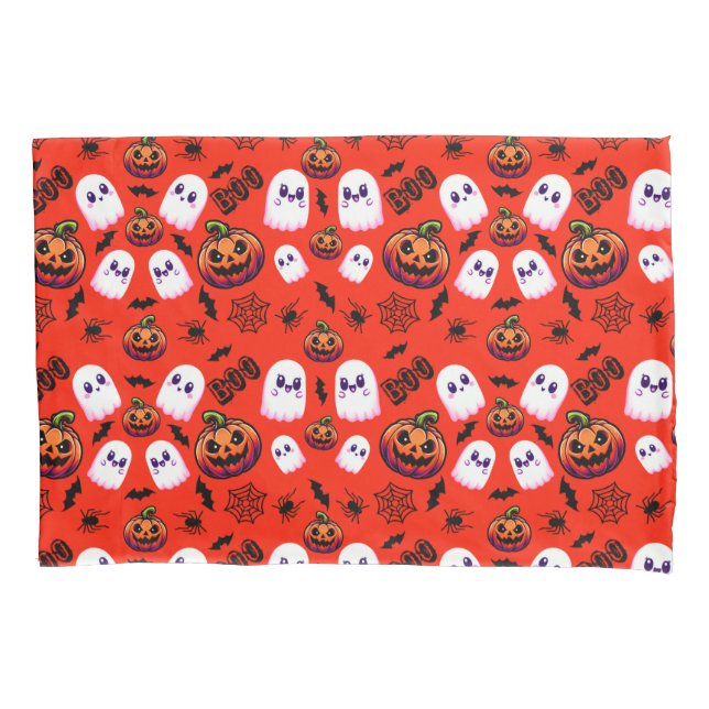 Spookes Nachtfallmuster Kissenbezug (Vorderseite)