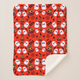 Spookes Nachtfallmuster Sherpadecke