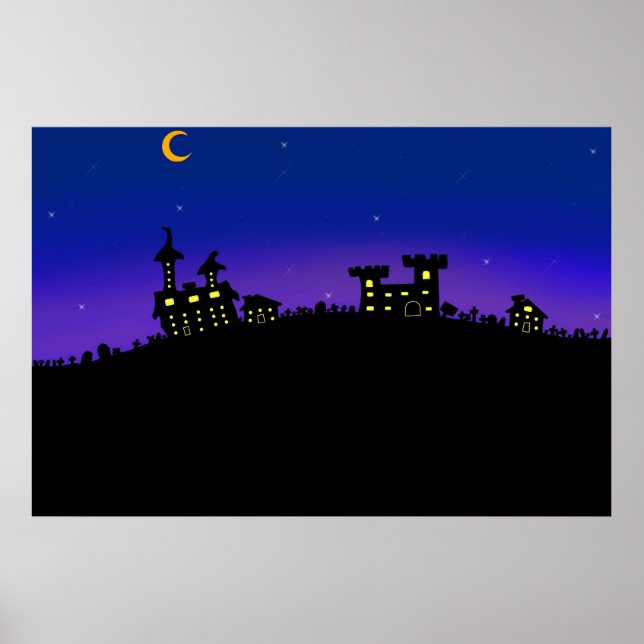 Spooki-Stadt Poster (Vorne)
