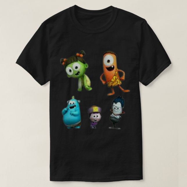 Spookiz - Halloween-Sticker T-Shirt (Design vorne)