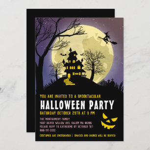 Spookokes Spuk Haus Kinder Kostüm Halloween-Party Einladung