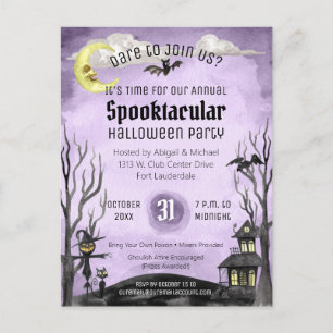 Spookokular Halloween Kostüm Spooktacular Black Li Postkarte