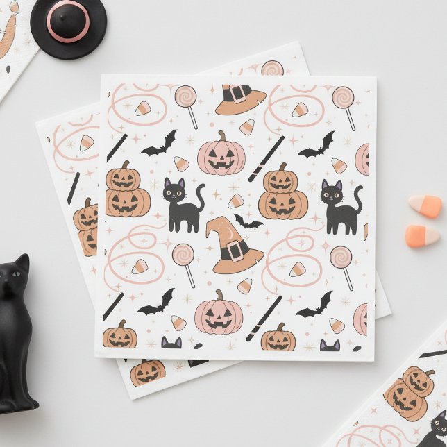 Spooks & Spells Halloween Magic Muster ID1327 Serviette (Von Creator hochgeladen)