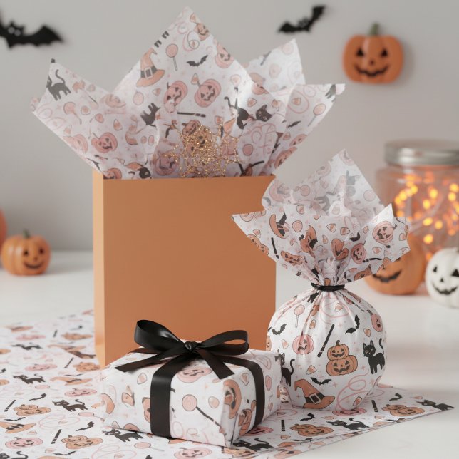 Spooks & Spells Halloween-Magie-Muster ID1327 Seidenpapier (Von Creator hochgeladen)