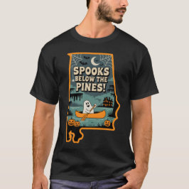 Spooks unter den Pines Alabama Spuk Kanu Geist T-Shirt
