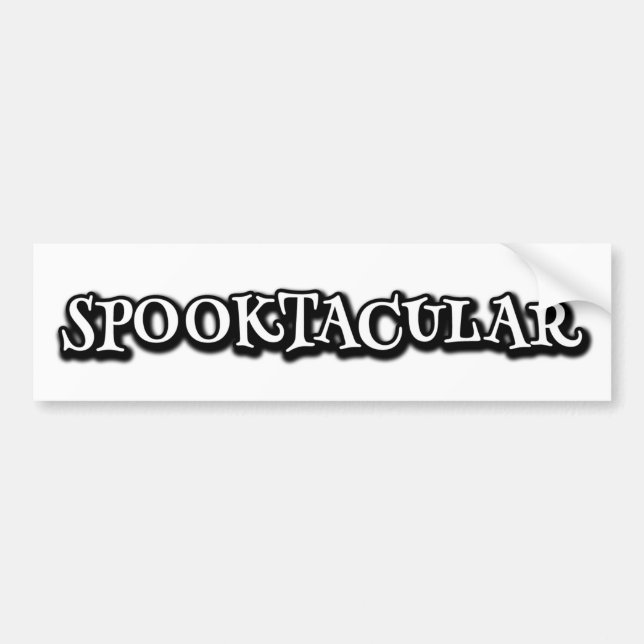 Spooktacular Autoaufkleber (Vorne)