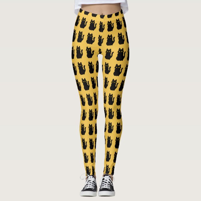 Spooktacular Cat Leggings  (Vorderseite)
