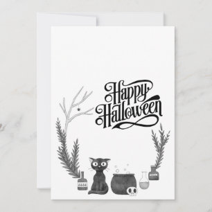 Spooktacular Dark Spuk House Halloween-Party I Einladung