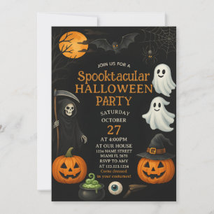 Spooktacular Fright Night Halloween Einladung