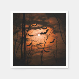 Spooktacular Full Moon Costume Party Serviette