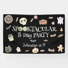 Spooktacular Geburtstagskinder Party Banner