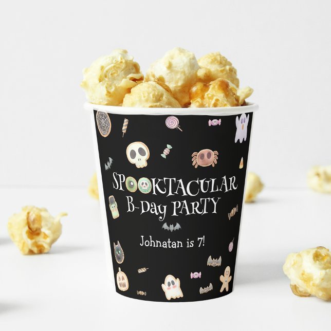 Spooktacular Geburtstagskinder Party Pappbecher (Von Creator hochgeladen)