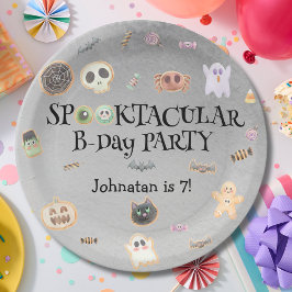 Spooktacular Geburtstagskinder Party Pappteller