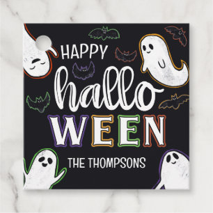 Spooktacular Geister & Fledermäuse glückliches Hal Geschenkanhänger