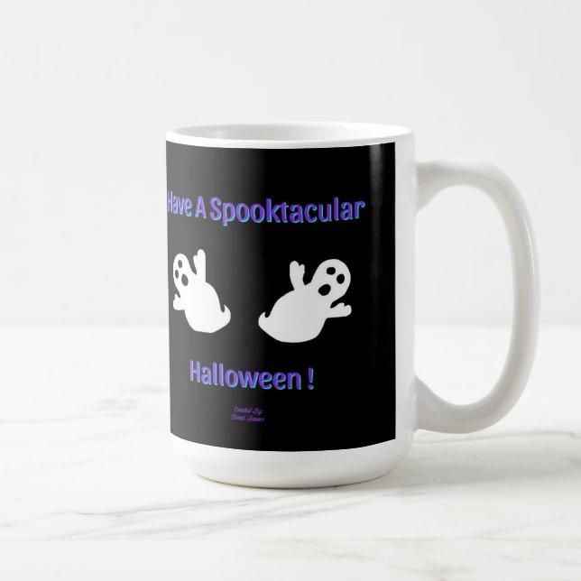 Spooktacular Ghosts Kaffeemaschine Tasse (Rechts)