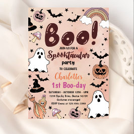 Spooktacular Halloween 1. Geburtstag Party Einladung
