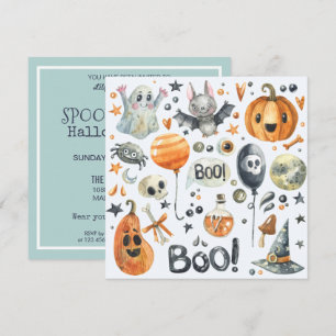 Spooktacular Halloween Costume Party Einladung