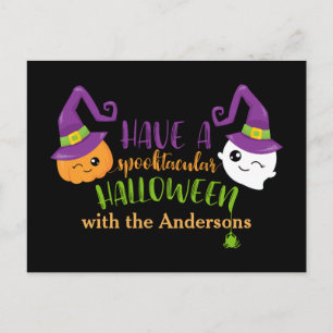 Spooktacular Halloween Custom-Einladung Einladungspostkarte