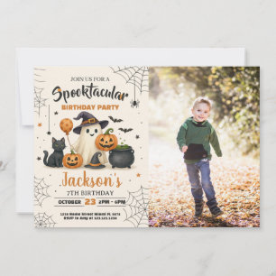 Spooktacular Halloween Einladung