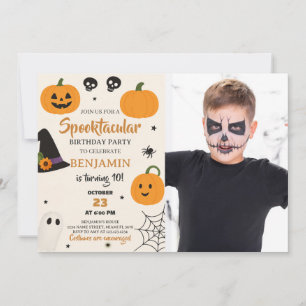 Spooktacular Halloween Einladung