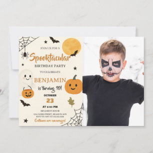 Spooktacular Halloween Einladung