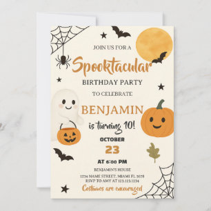 Spooktacular Halloween Einladung