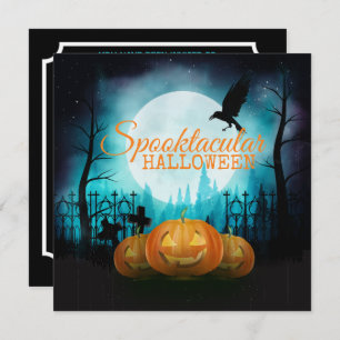Spooktacular Halloween Einladung des