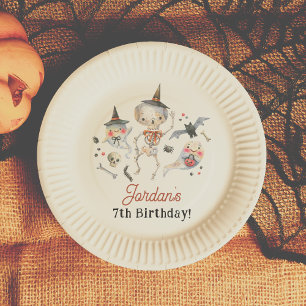 Spooktacular Halloween Geburtstagsparty Pappteller