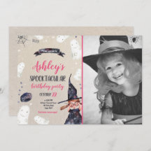 Spooktacular Halloween Hexenhut Ghost Geburtstag