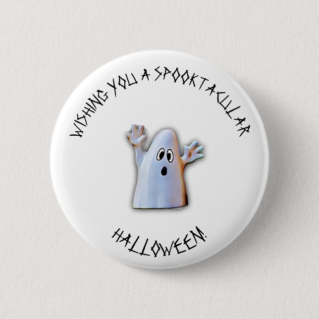 Spooktacular Halloween Knopf Button (Vorderseite)