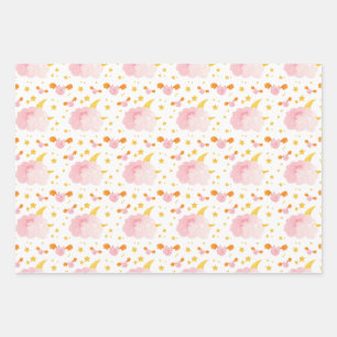 Spooktacular Halloween-Muster Geschenkpapier Set