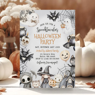Spooktacular Halloween Niedlich Ghost-Party Einladung