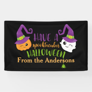 Spooktacular Halloween-Party-Dekoration Personalis Banner