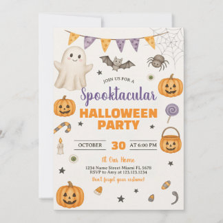 Spooktacular Halloween-Party Einladung