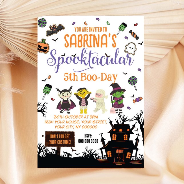 Spooktacular Halloween-Party Einladung (Von Creator hochgeladen)