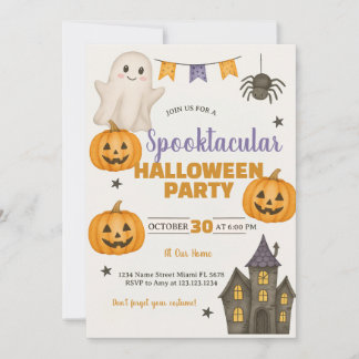 Spooktacular Halloween-Party Einladung